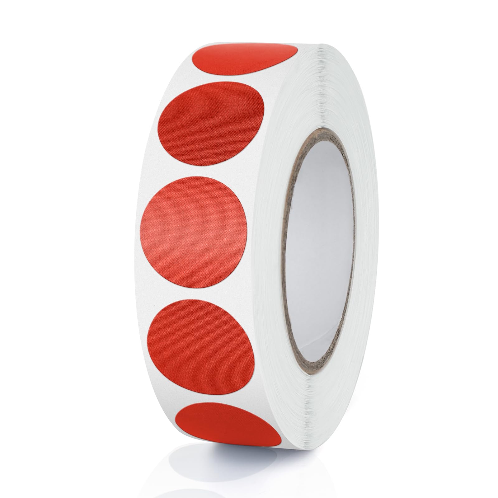 Meitaat Round Stickers Red 3/4 Inch Circle Labels with Color Coding Dot Sticker Waterproof Removable Roll of 1000 PCS