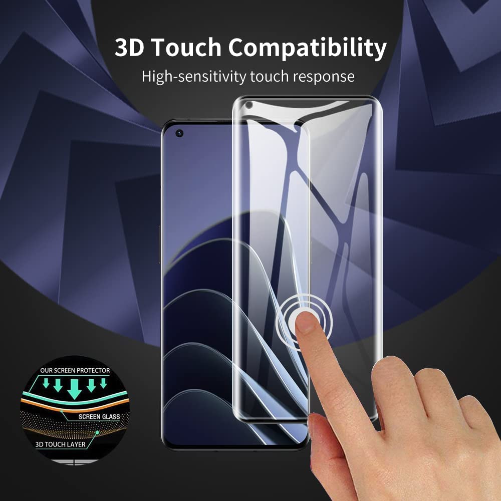 Vetro Temperato Per OnePlus 10 Pro 5G - 2 Pezzi, Copertura Completa 9H - Foto 2