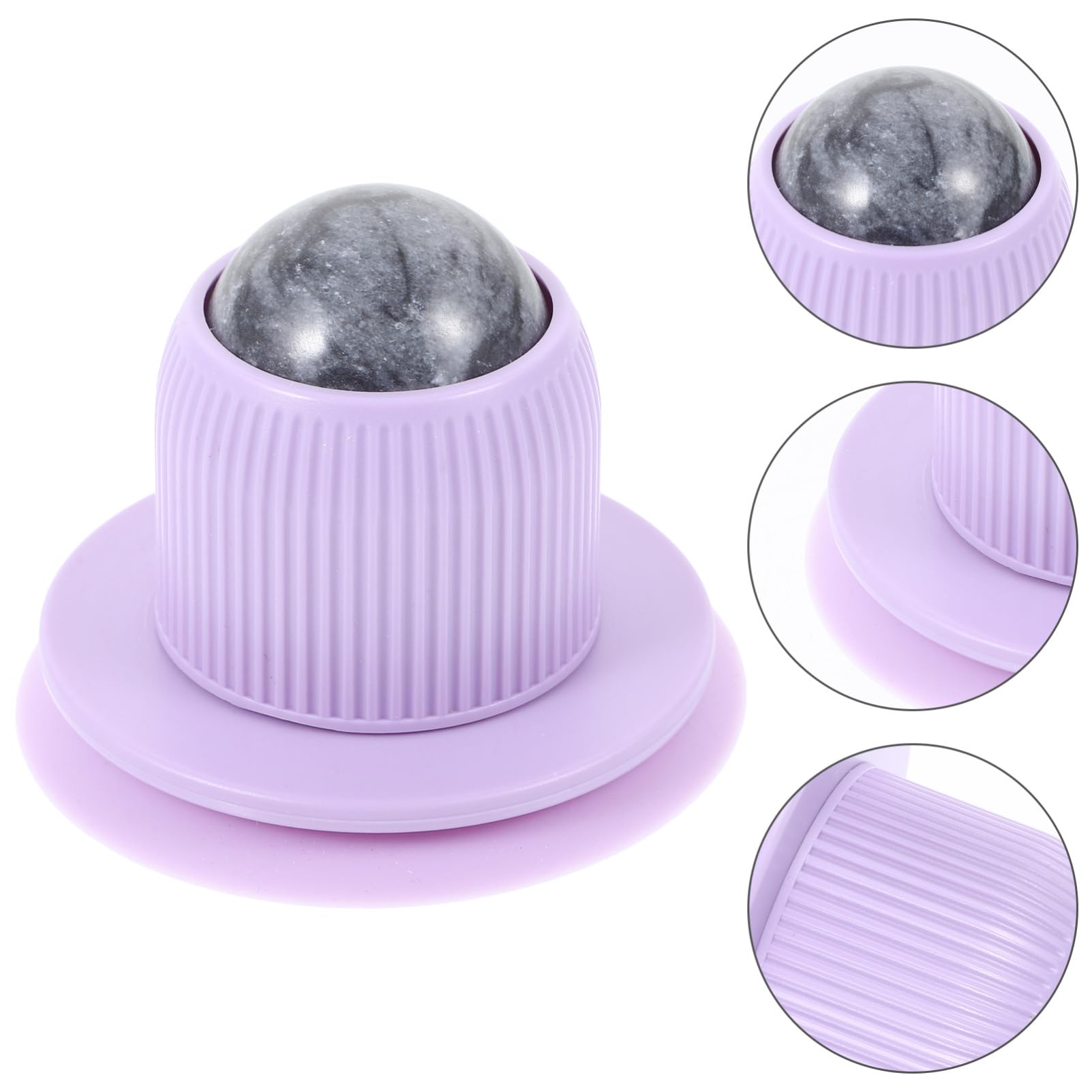 Ipetboom 4pièces Massage Cup Roller Boule De Massage Relaxante Pour Muscles Fatigue Compact Et Portable Pour Épaules Cou
