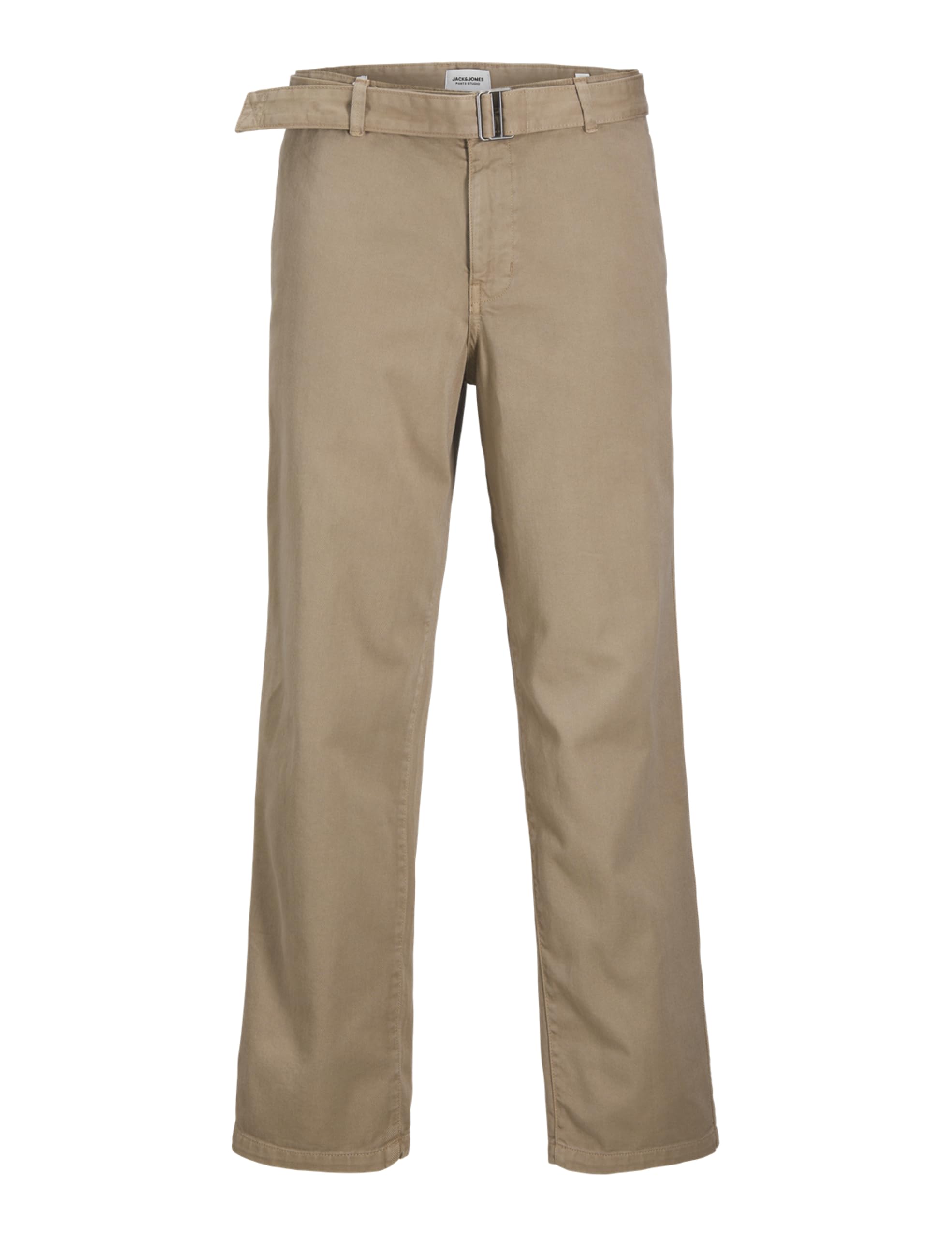 JACK & JONES Men's Jpstkarl Jjridge Belt Chino Styd Aw24 Ln, Crockery, 28 W/ 30 L