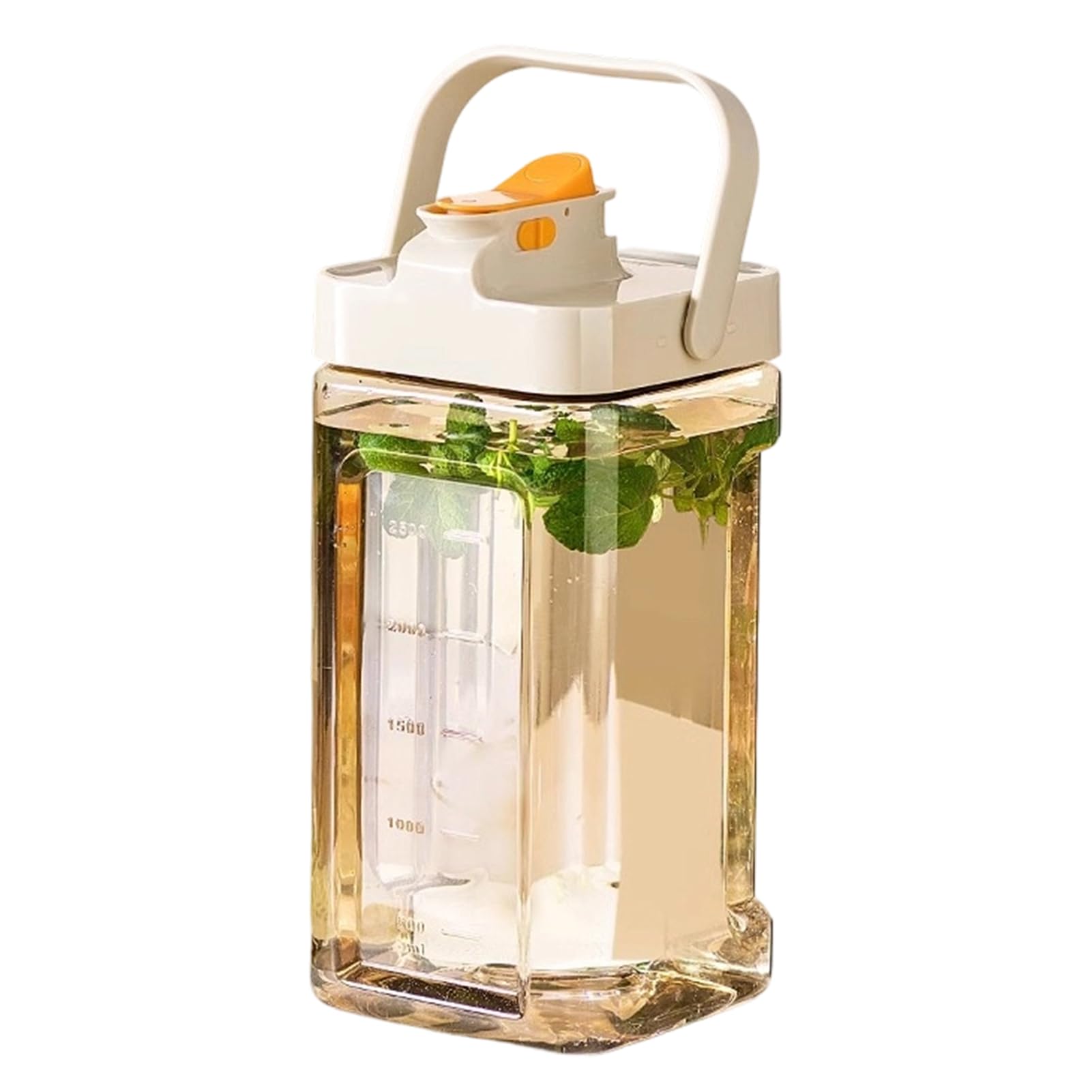 Cold Brew Pitcher with Spigot 2.5/3.5L Large Capacity Plastic Water Dispenser for Juice & Iced Tea Leak-Proof Beverage Jug for