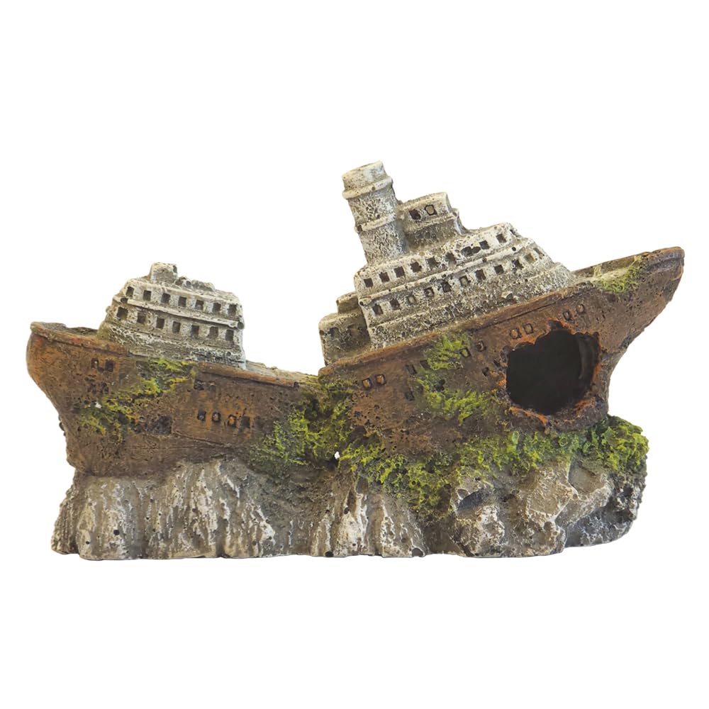 Nobby Aqua Ornaments Shipwreck 4.5 x 13.3 x 7.8 cm
