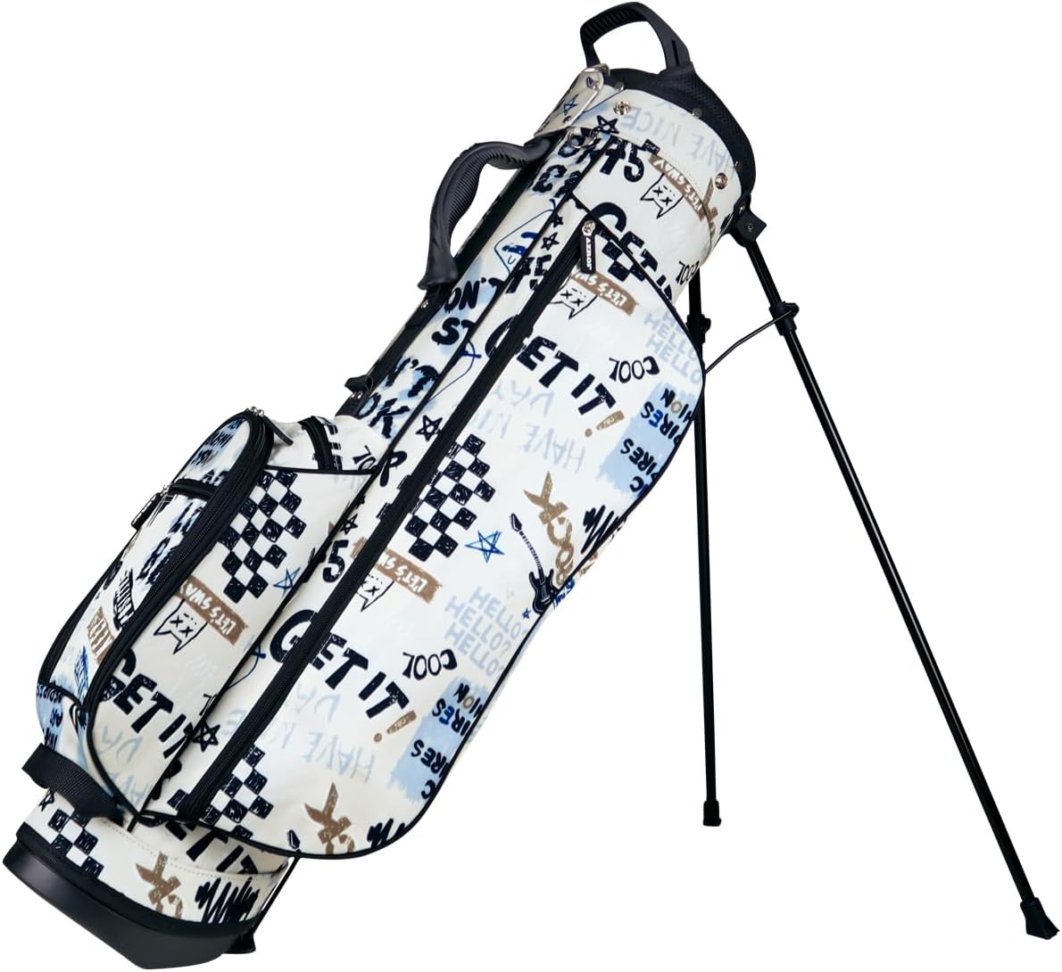 アズロフ スリムスタンドキャディバッグのスタイリッシュなデザイン