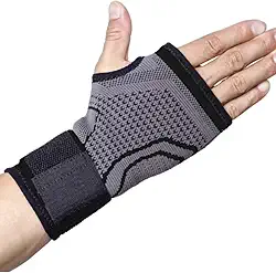 Munhequeira Compressão Punho Tendinite Pulso Elástica Ajustável Ortopédica Tensor