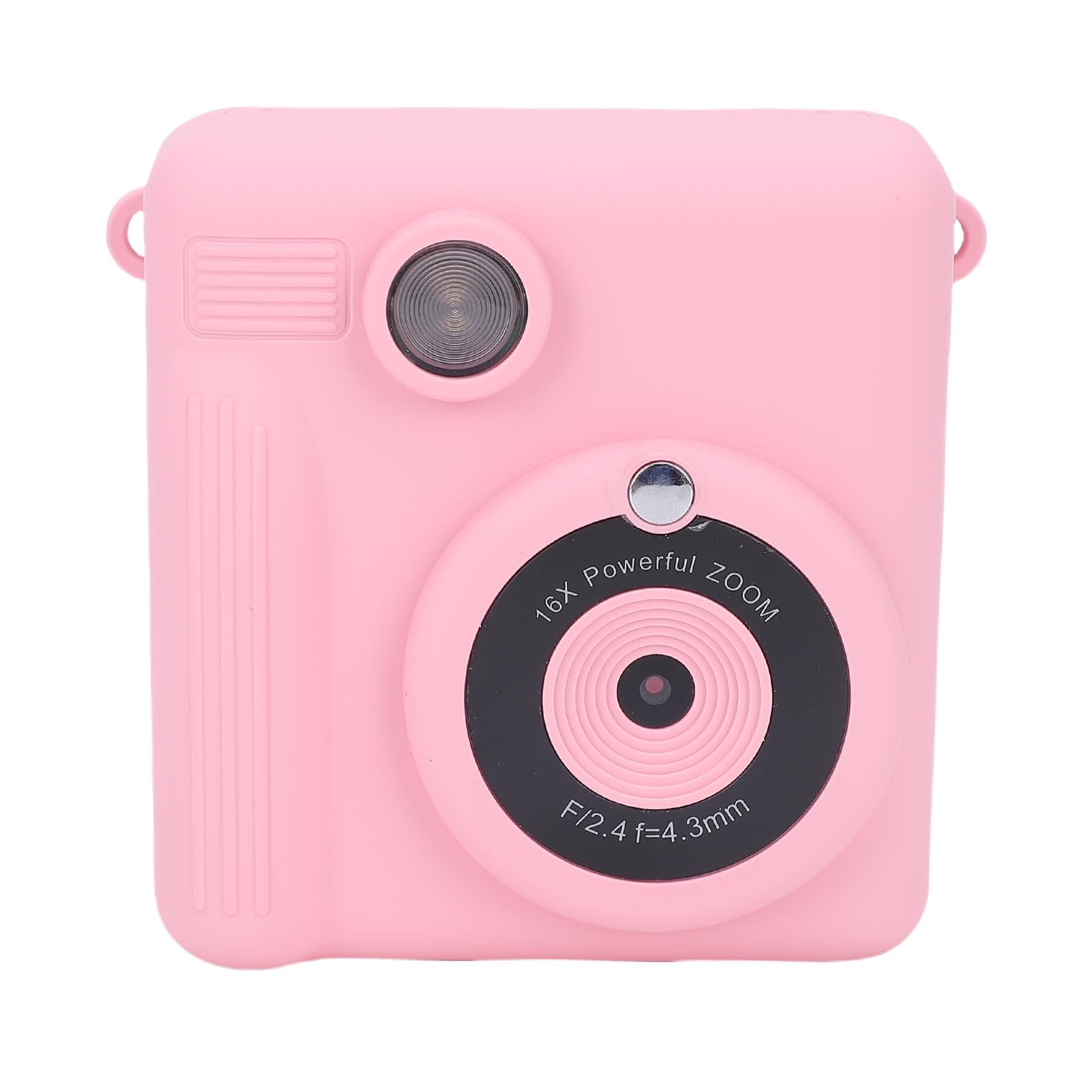 RiToEasysports Cámara de Impresión Instantánea para Niños, Cámara para Niños de Selfie Doble de Lente Doble HD 1080p con Papel Impreso para Juego Al Aire