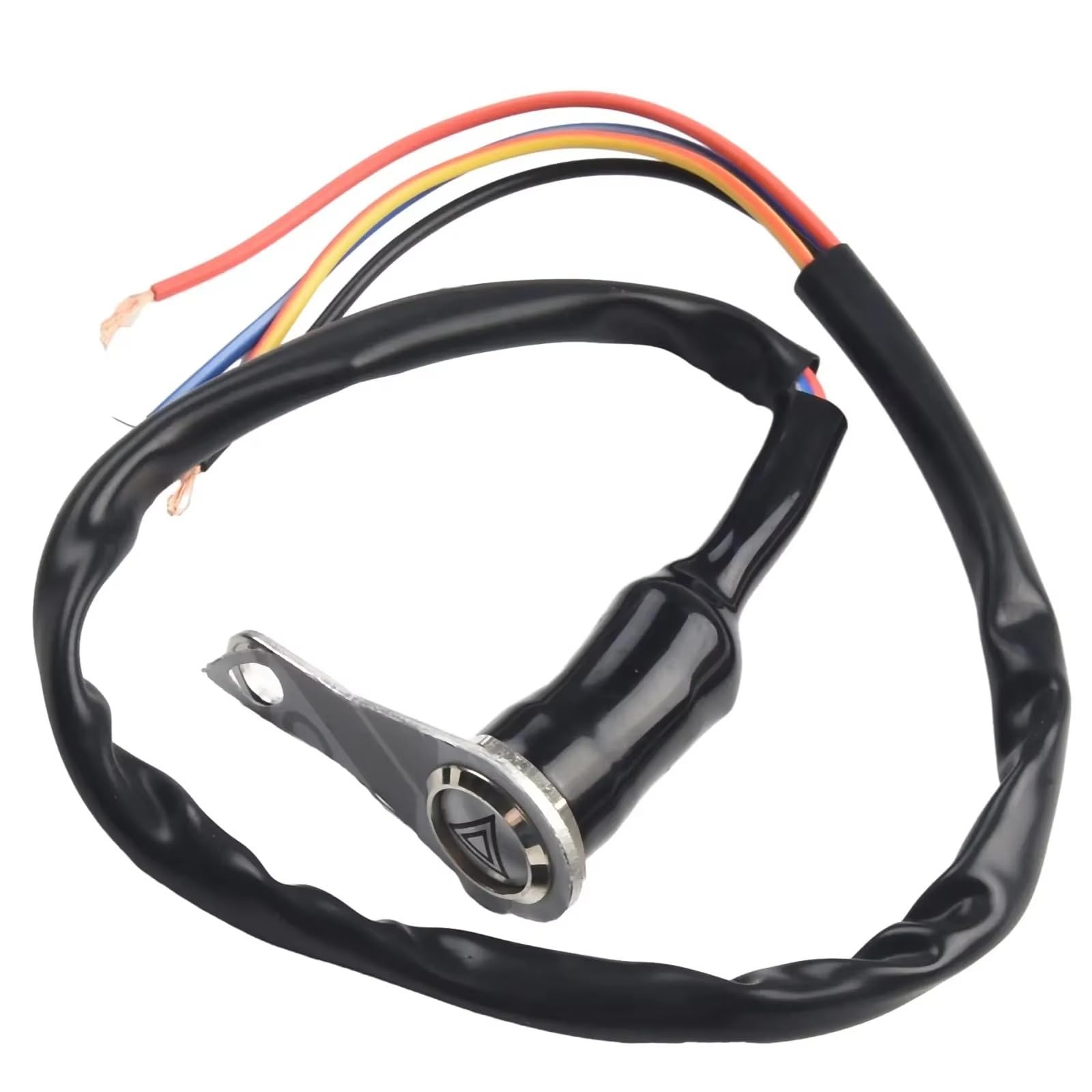 6,8 Mm Interruptor Encendido Apagado Para Motocicleta Montaje En Manillar Botón Pulsador Control Luces Trabajo Faros Delanteros Luces Antiniebla 12 V Interruptor del manillar