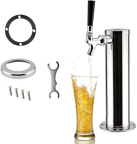 Miniatura 3 de Grifo de acero inoxidable, torre de cerveza de barril, torre de cerveza de barril para el hogar, torre de cerveza de barril para cerveza casera, kit