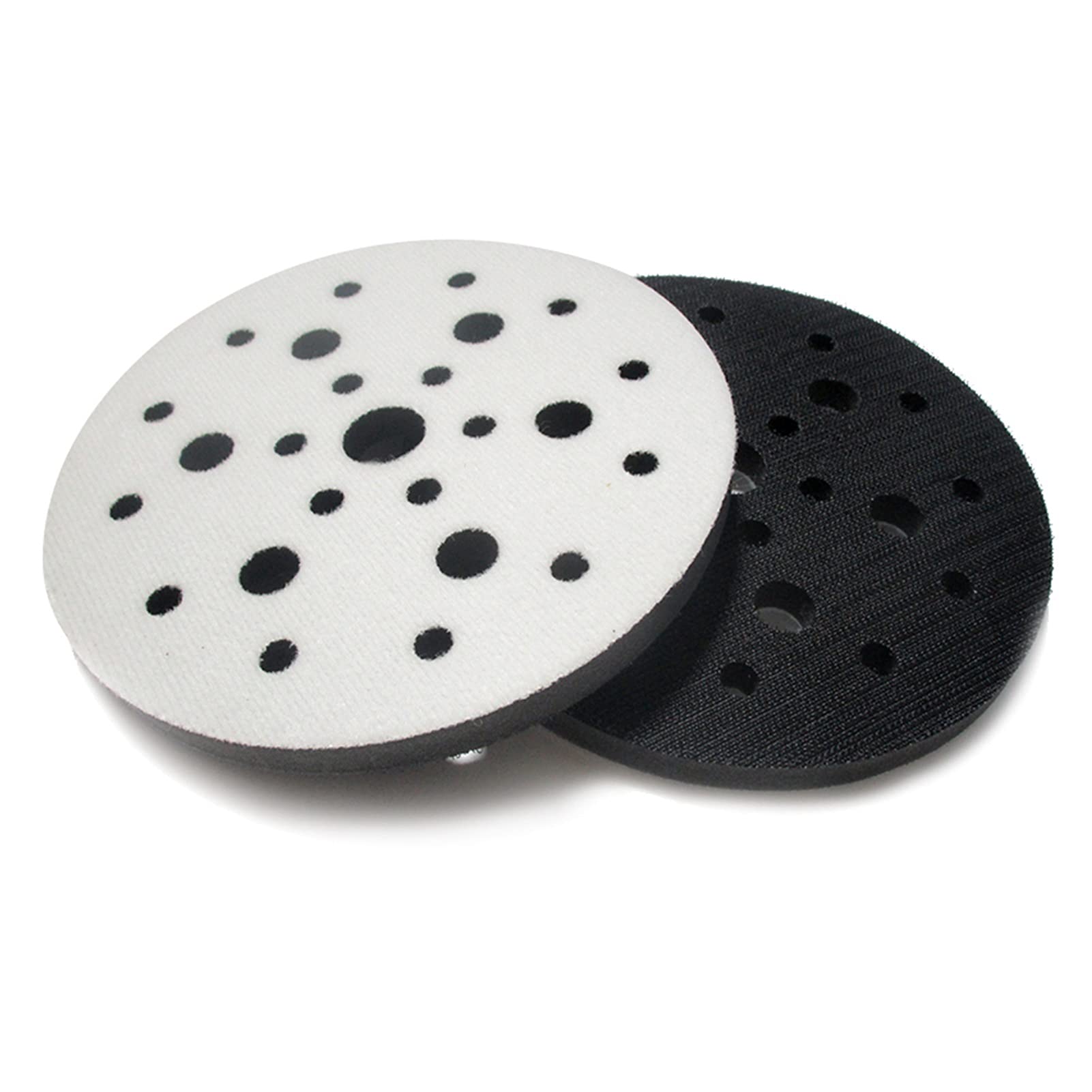 Cepillo de esponja de lija lijado Interfaz suave almohadilla de 6 pulgadas 25 orificio 150 mm gancho y bucle de esponja de esponja de amortiguación de protección de la almohadilla Piezas de la herrami