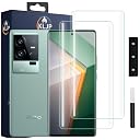 KLJP Premium HD+ UV Tempered Glass Screen Protector For iQOO 11 Pro (Pack 2) Full Adhesive UV Curved Screen Protector Case Friendly HD Clarity with Installation Kit gallery image