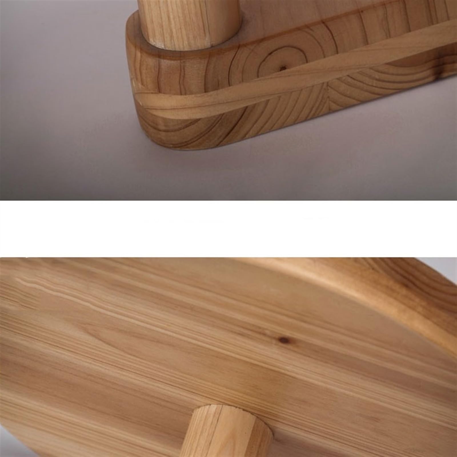 Portatorte Espositore for vassoio rotondo di fascia alta in legno a tre strati for torte da dessert for cupcake for snack frutta