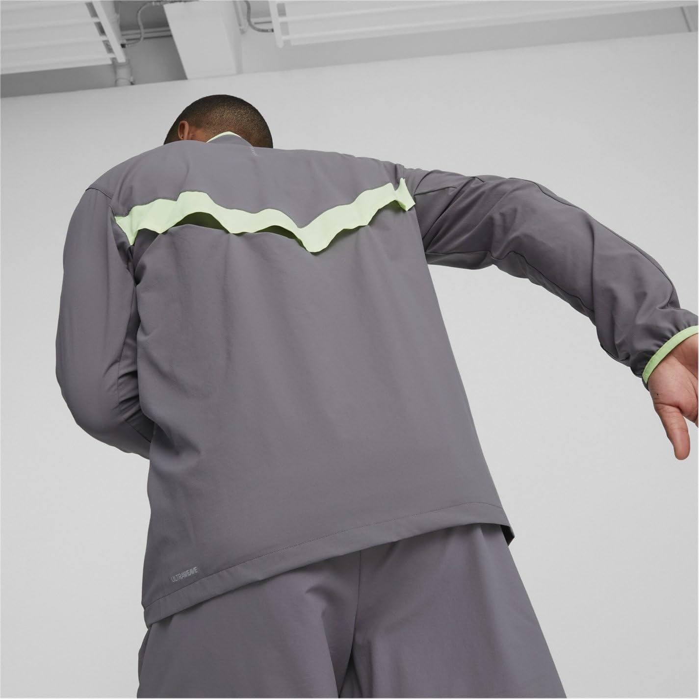 PUMA Giacca Running Uomo Ultraweave - Grigio