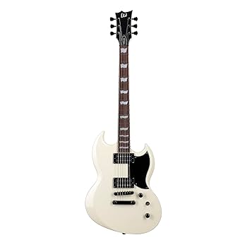 Amazon.com: ESP LTD Viper 256 Electric Guitar, Olympic White