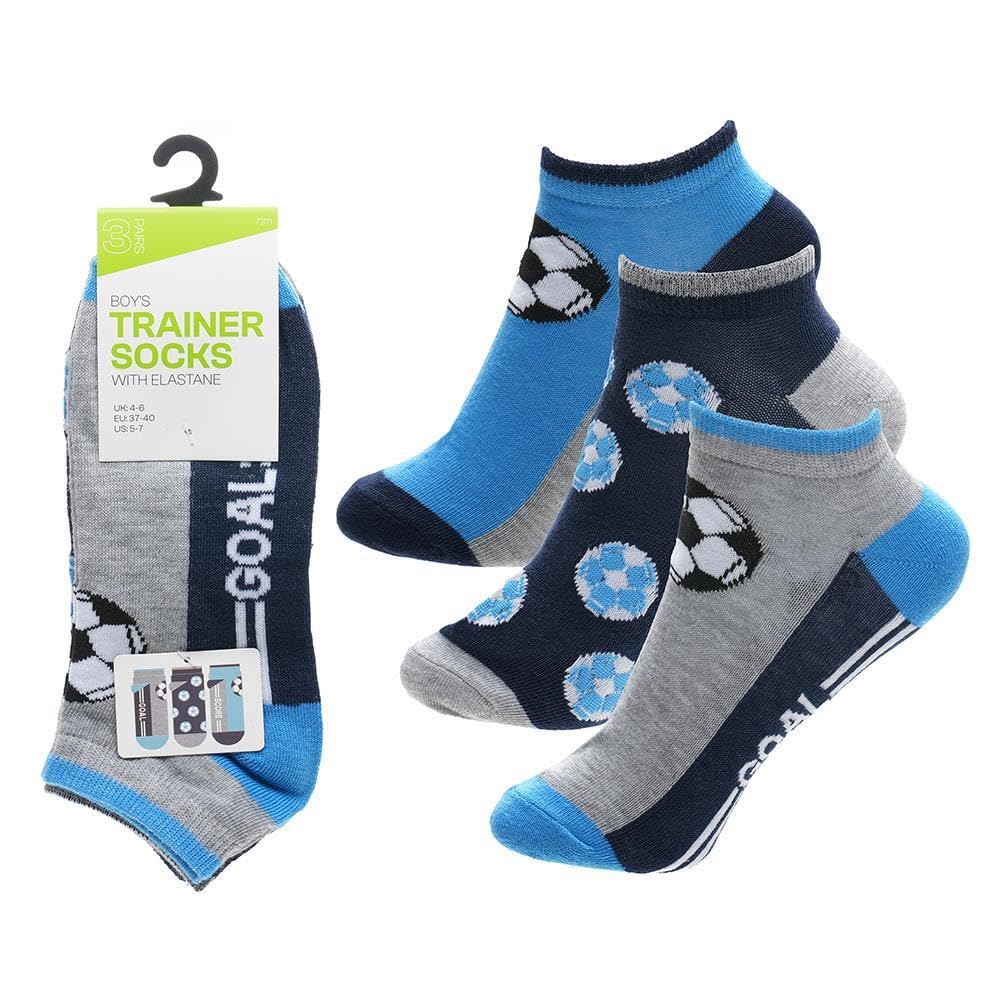 A2Z 4 Kids Chłopięce dziewczęce skarpety do sneakersów, 6 sztuk, niski krój, skarpety sportowe z elastanem, oddychające, szkolne, na co dzień, skarpety do trenera, wielopak na co dzień, wygodne