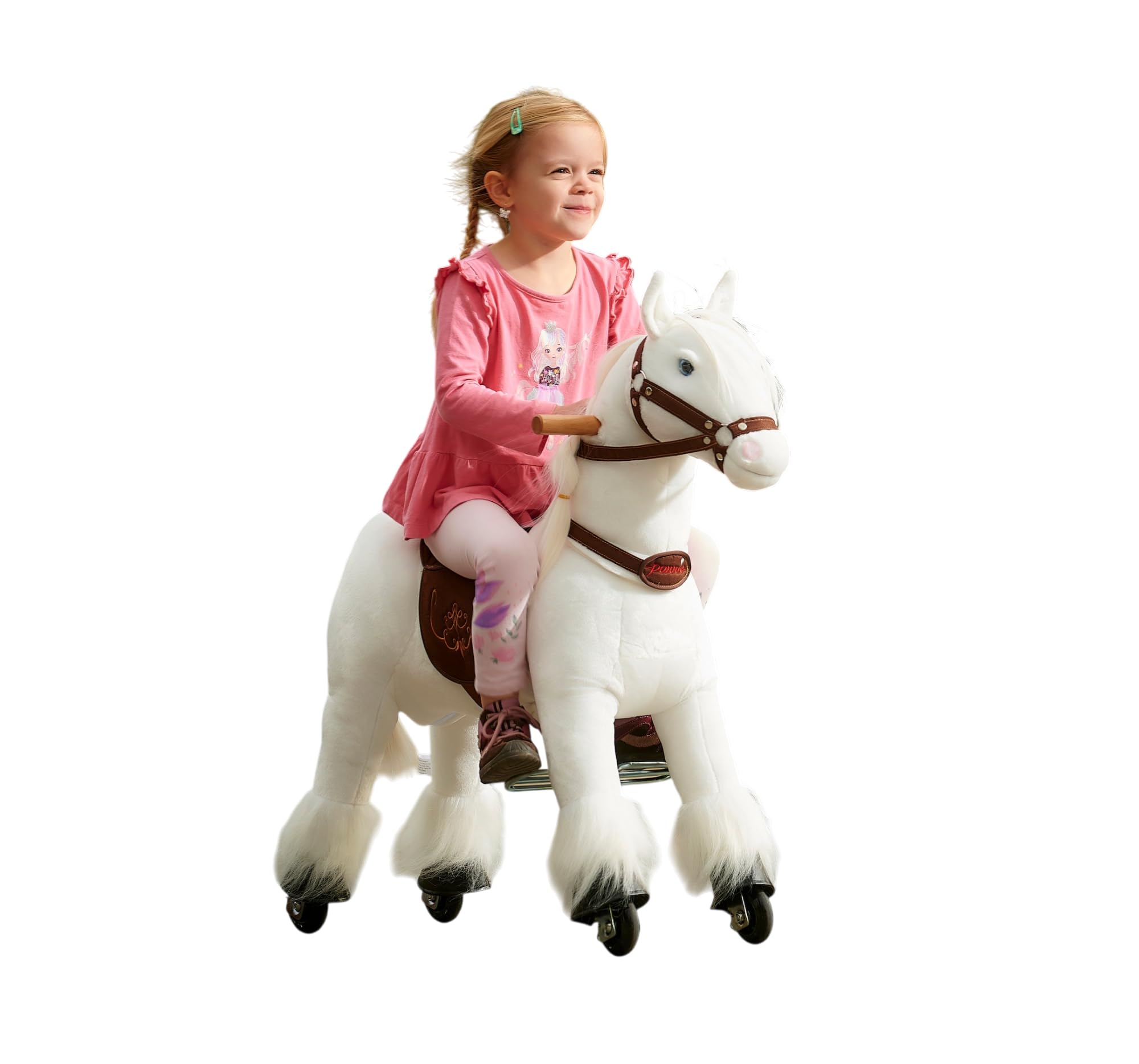 PONNIE Ponnie Tiara S koń jeździecki z różowym siodełkiem