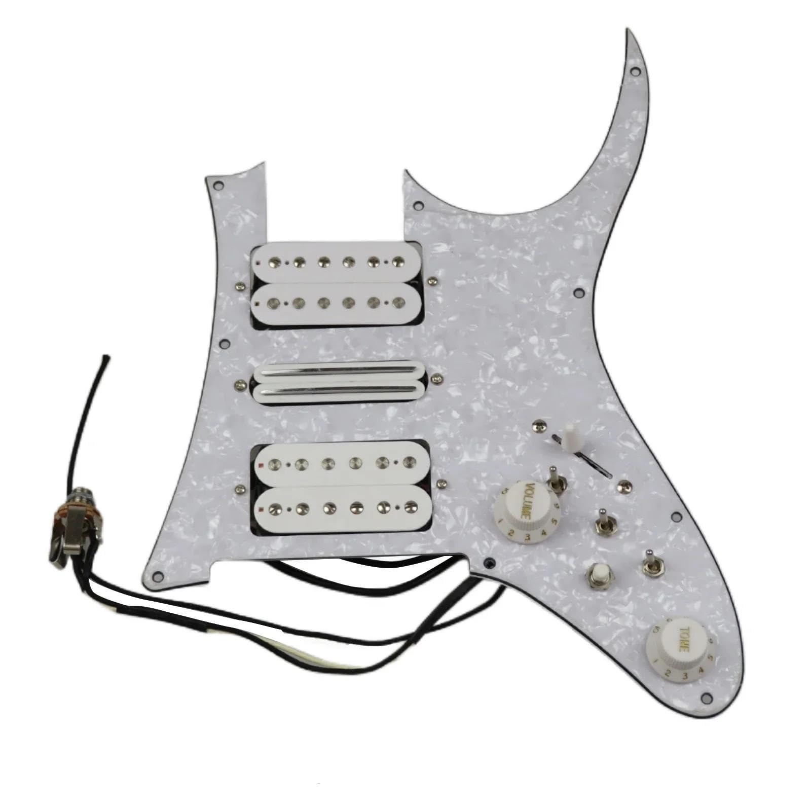 Części Pickguardów Do Gitary Elektrycznej Wstępnie Okablowane Przetworniki Pickguard Do Gitary Humbucker
