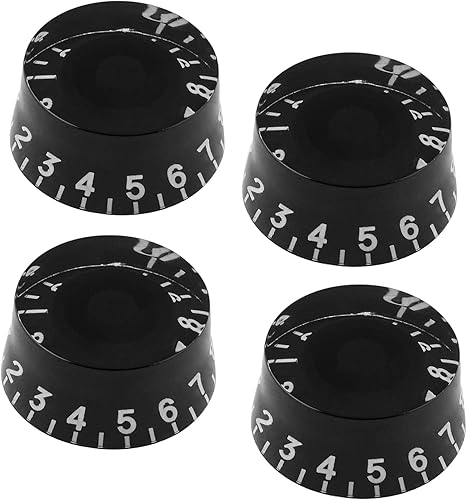 Rubatone Perillas de guitarra de control de velocidad, pomos de tono de volumn pomos para sombrero superior para Les Paul LP SG ES estilo guitarra