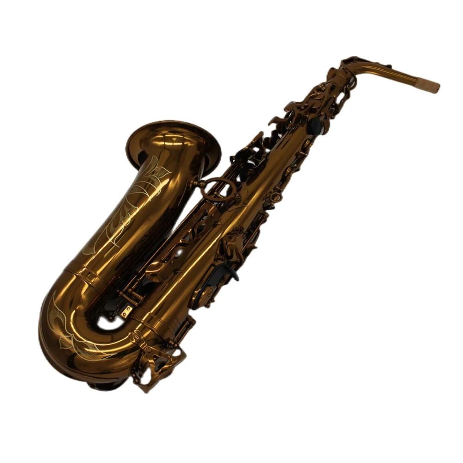 Saxofón Saxofón Profesional Para Estudiantes, Cuerpo Negro, Teclas Doradas, Saxofón Alto
