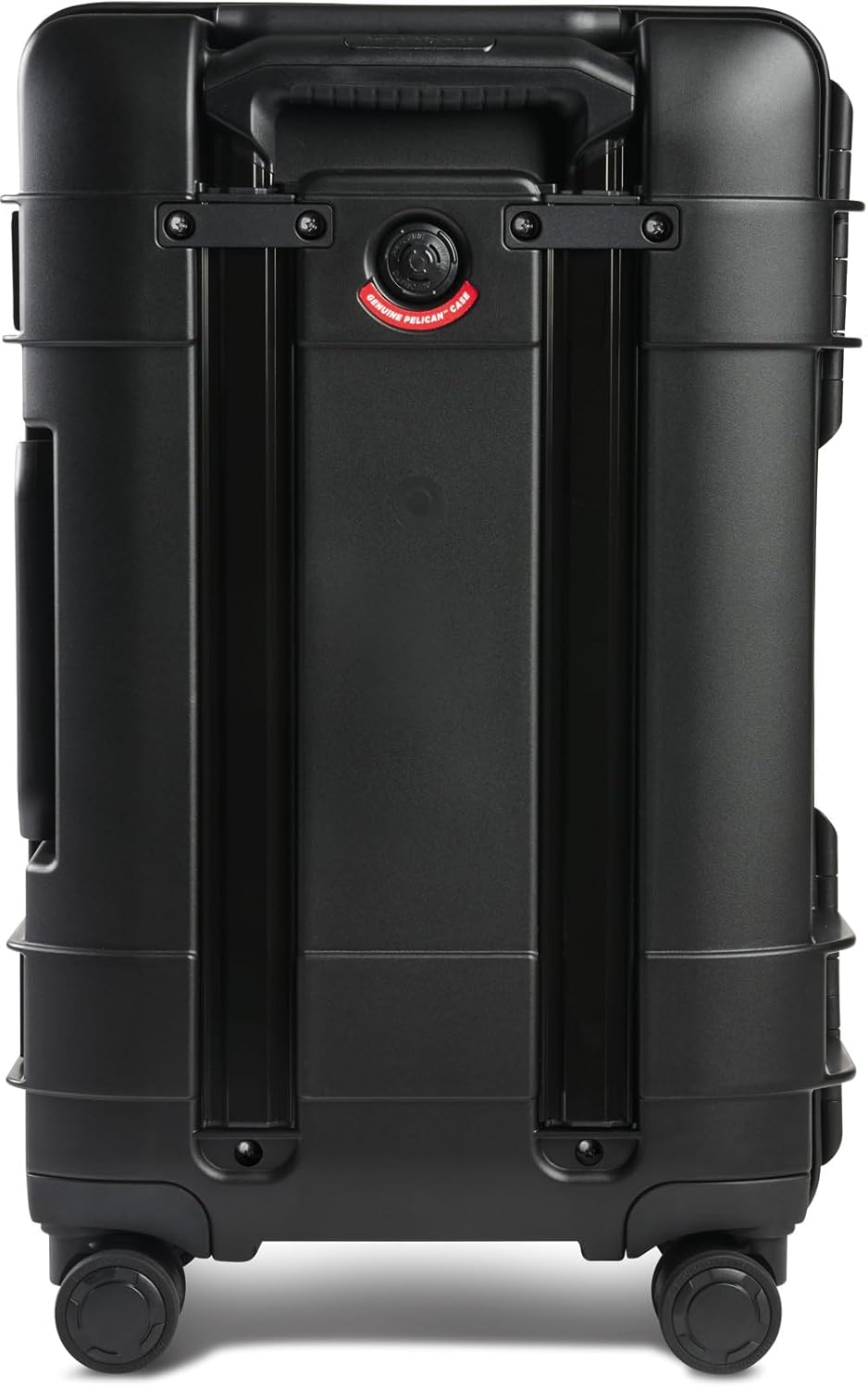 Pelican ATX Hardside Carry-On Luggage with 4 Wheels, 22" Airline Approved Waterproof Travel Case, Bundle Includes Apple AirTag, Power Bank and Charger, Lifetime Limited Warranty (Black)