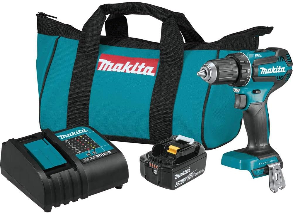Makita XFD131 18V LXT® Lithium-Ion Brushless Cordless 1/2" Driver-Drill Kit (3.0Ah)