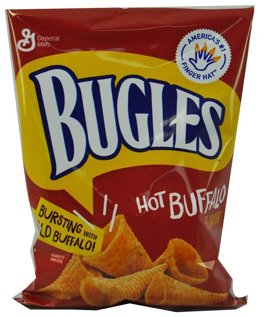 Bugles Crispy Corn Snacks Variety, Original, Hot Buffalo, Ranch, Bold