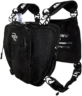 Chest Pack for Skiing - Slim Chest Pack for Skiing and Snowboarding with 17oz Hydration Soft Flask