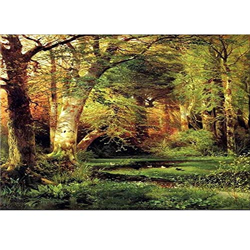 MOTOCO 5D Plein Carré Peintures De Forage Strass Collé DIY Peinture De Diamant kit Broderie Diamond Painting Broderie(A:Arbre)