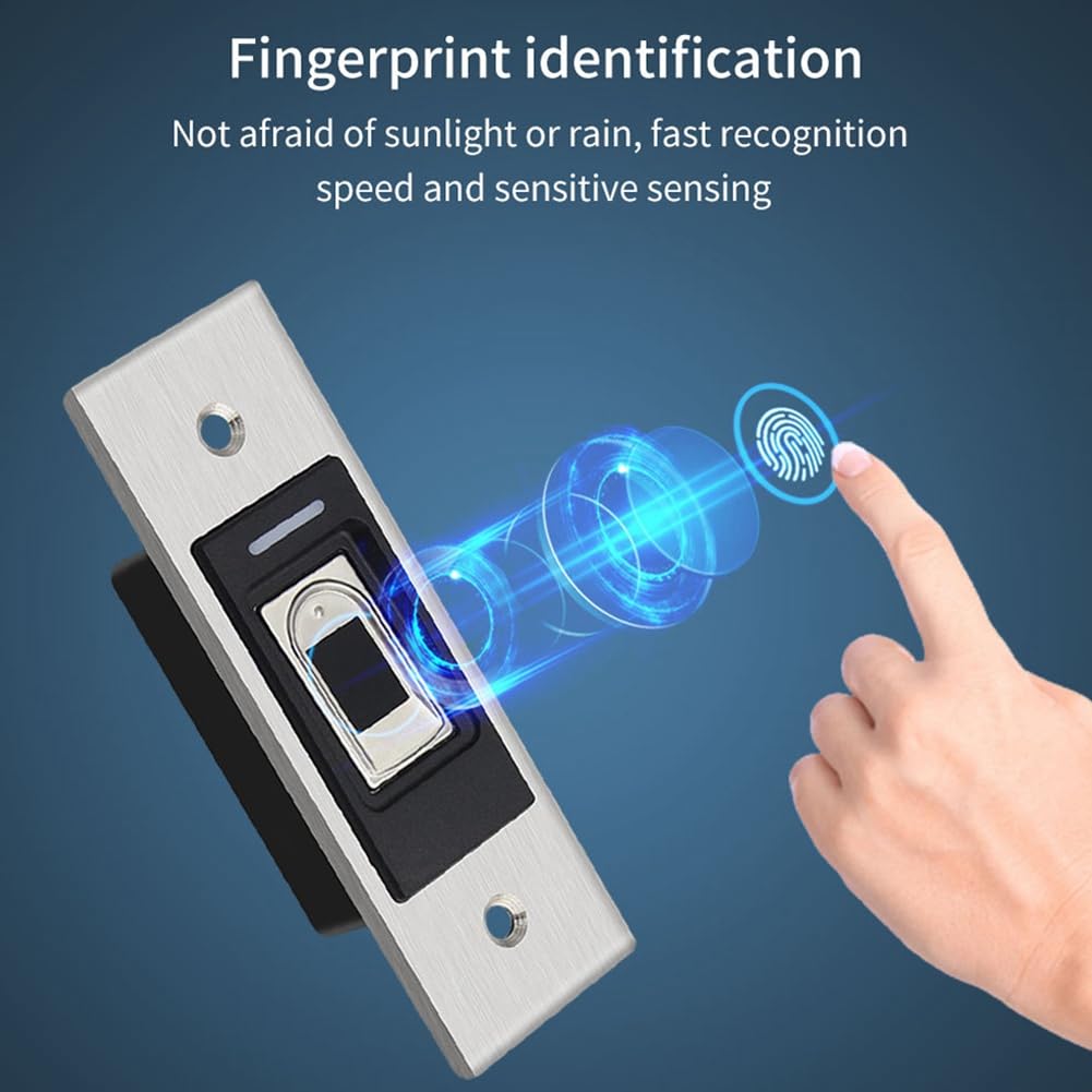 RFID 125 kHz IP68 wodoodporna metalowa klawiatura kontroli dostępu do odcisków palców wbudowana konstrukcja czytnik drzwi bezpieczeństwa