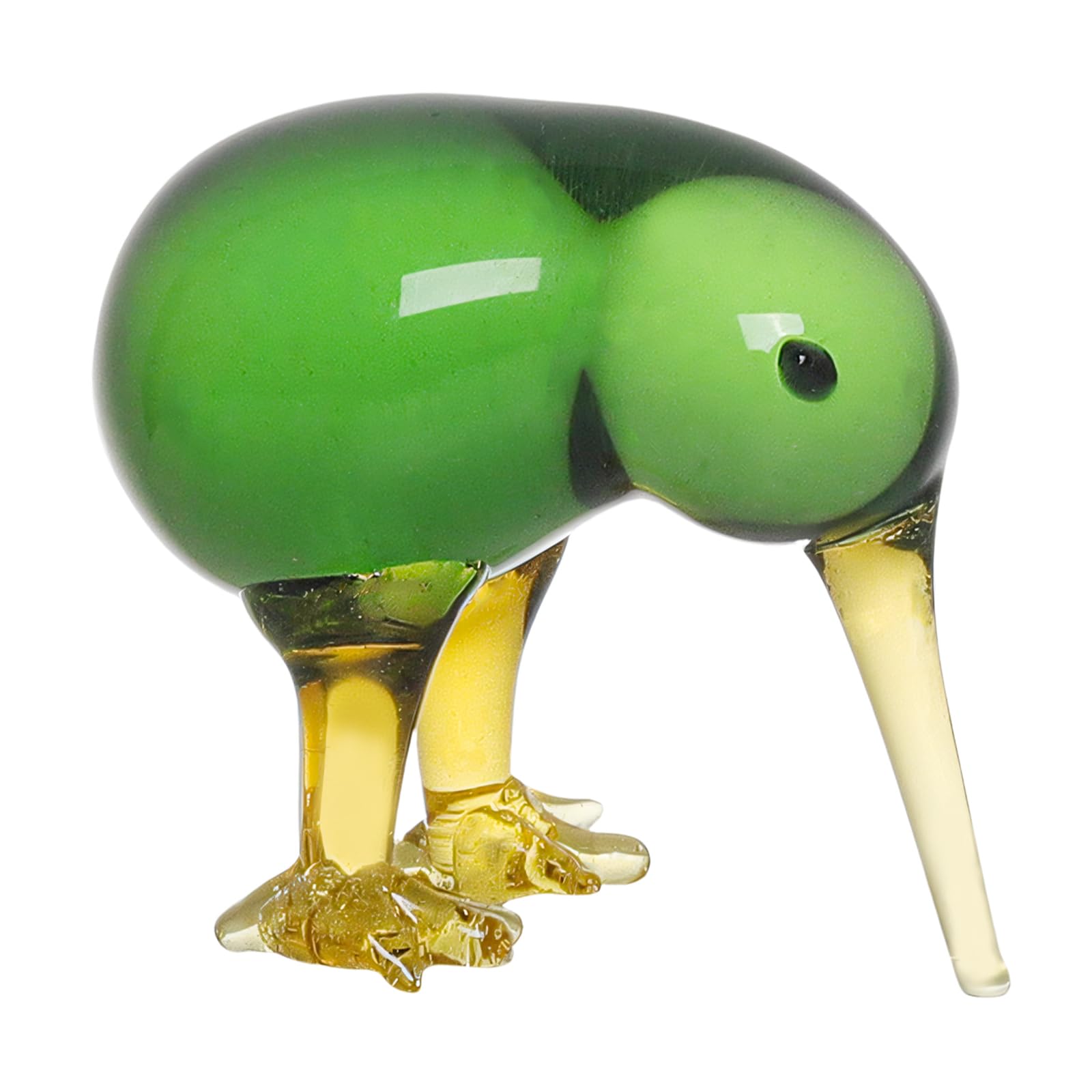 ZEPFJHE Hand Blown Glass Bird Figurines Crystal Bird Statue for Home Decors Desktop Ornament Collectibles Birds Lovers Crystal Statue