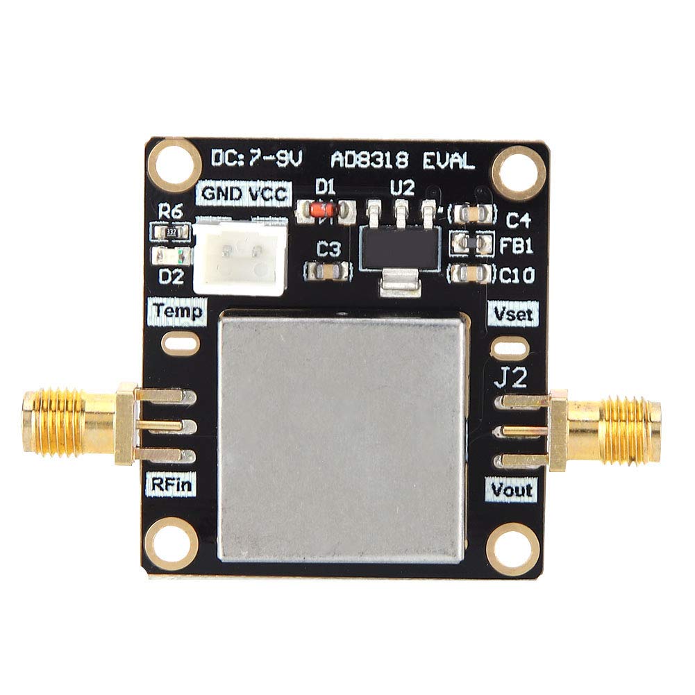 Modulo RF AD8318 Modulo 1MHz ~ 10GHz 70dB Misuratore di Potenza Rilevatore Logaritmico Controllo Dinamico AGC