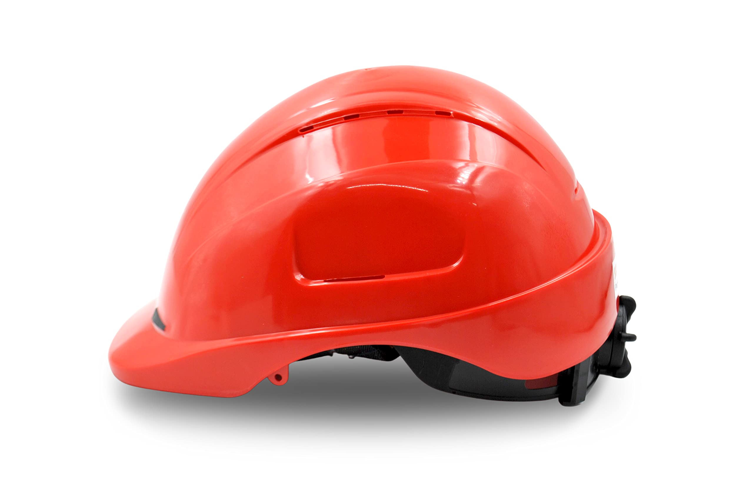 Saviour Performing PPE Saviour Industrial Safety Freedom Helmet with Ratchet HDPE Red