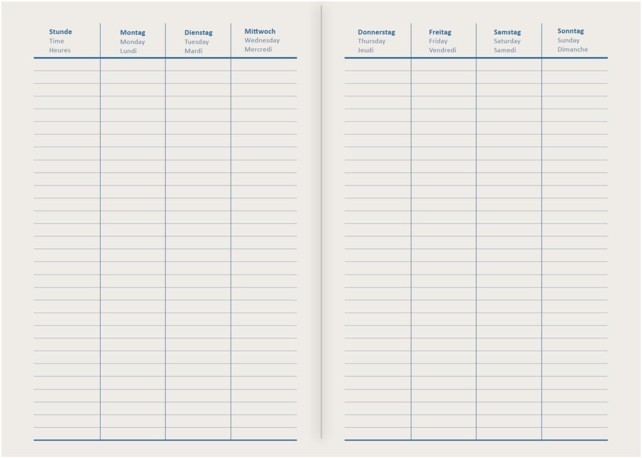 Idena 11070 - Diary 2024, 85 x 135 mm, Grey, 176 Pages, 1 Week on 1 Page, Agenda, Weekly Planner, Recycled Leather Cover