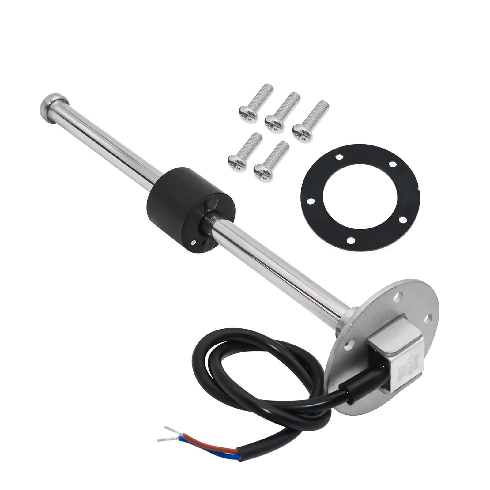 0-190 Ohm/240-33ohm Czujnik poziomu wody ze wskaźnikiem 52mm z 7-kolorowym podświetleniem Wskaźnik poziomu wody w zbiorniku Łódź Samochód Niezawodny zamiennik(0-190 Ohm,500mm SensorXGauge)