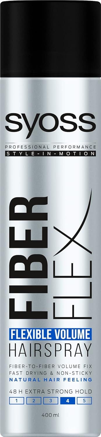 SYOSS_Fiberflex Flexible Volume Hairspray lakier do w³osów w sprayu dodaj¹cy objêtoœci Extra Strong 300ml