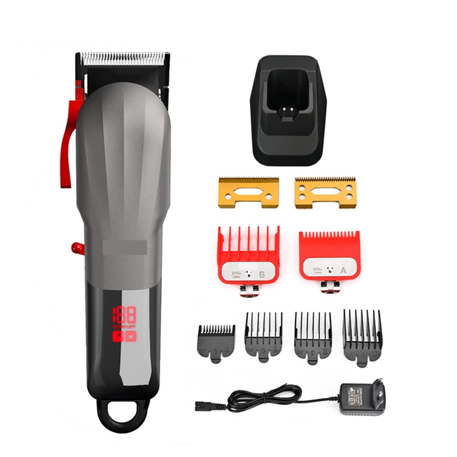 RomildaYuan Hair Trimmer 2021 NG-115 New Rechargeable Hair Clipper Cordless and Cordless Hair Clipper Hair Clipper with LED Battery Display Hair Care and Styling