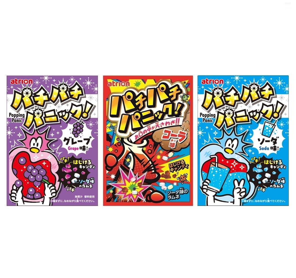 Amazon.co.jp: 明治産業 パチパチパニック 3種アソート コーラ