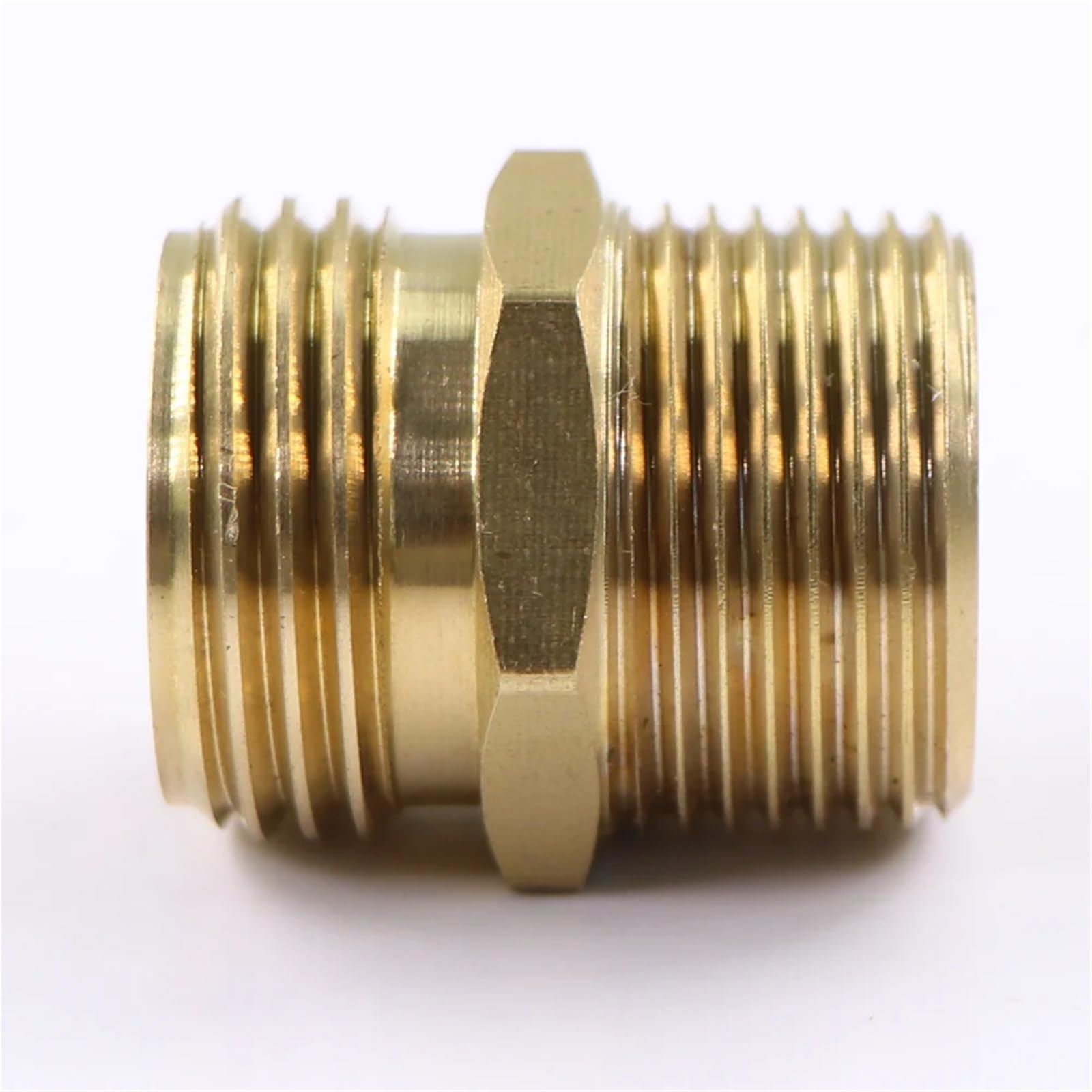 Lot de 2 connecteurs de tuyau d'arrosage NPT en laiton de 1,9 cm vers BSP mâle pour arrosage de jardin