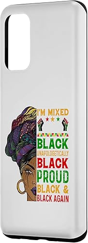 Miniatura 2 de Galaxy S20+ Im Mixed With Unapologetically African Pride Black History Case