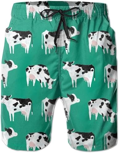 Vacas Acuarelas Traje de baño para Hombre Pantalones Cortos de Tabla de  Surf de Secado rápido Pantalón de Playa Ropa Deportiva,Talla XL: Amazon.es:  Ropa