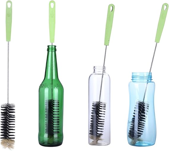 Long Bottle Brush Cleaner for Washing Narrow Neck Beer, Wine, Kombucha