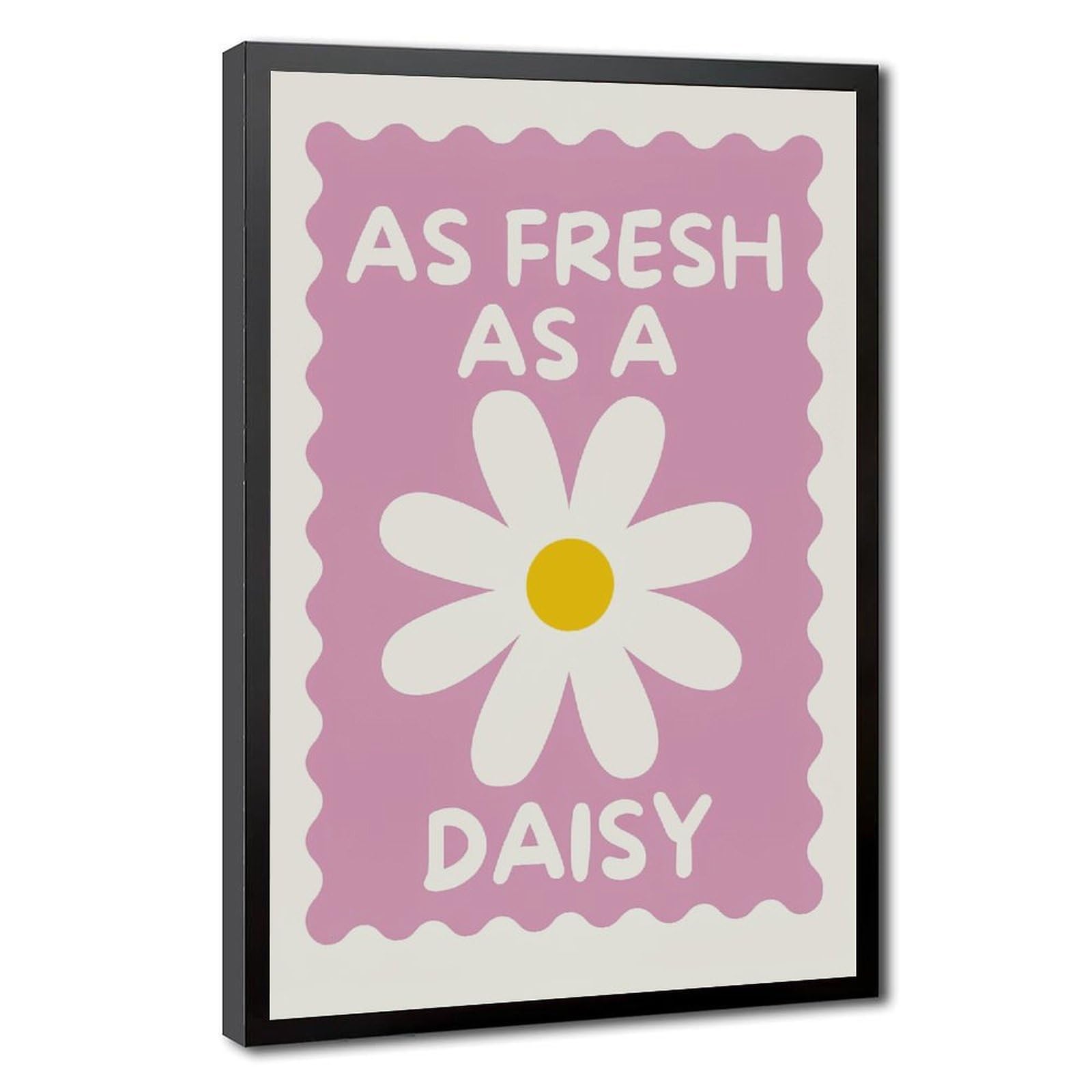 AYINUER As Fresh As A Daisy Canvas Poster for Office Decor Gift