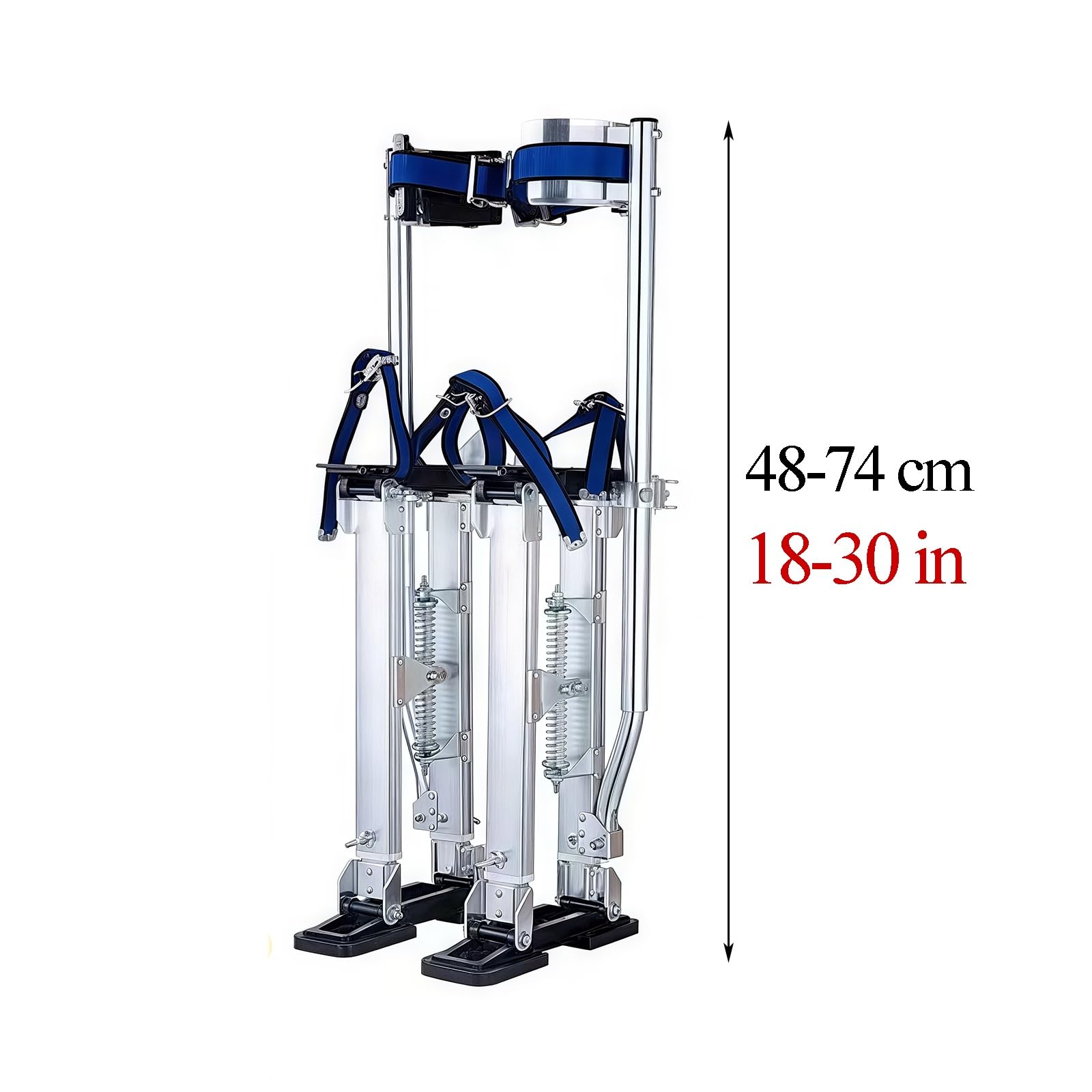 Échasses pour cloisons sèches, échasses réglables en aluminium, durables et antidérapantes, idéales pour peindre les cloisons sèches et marcher(18-30in)