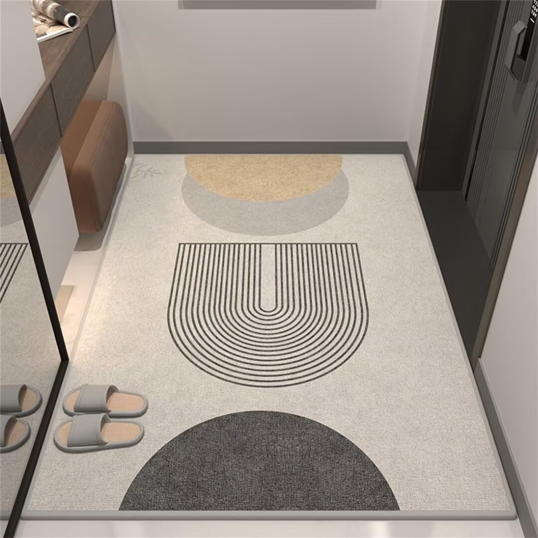 Tapis enfant garçon géométrique jaune 120x200cm pour chambre et salon