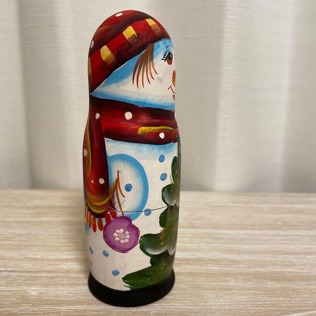 ロシア雑貨☆白樺工芸 べレスタ ベリーのリース ラウンド収納box