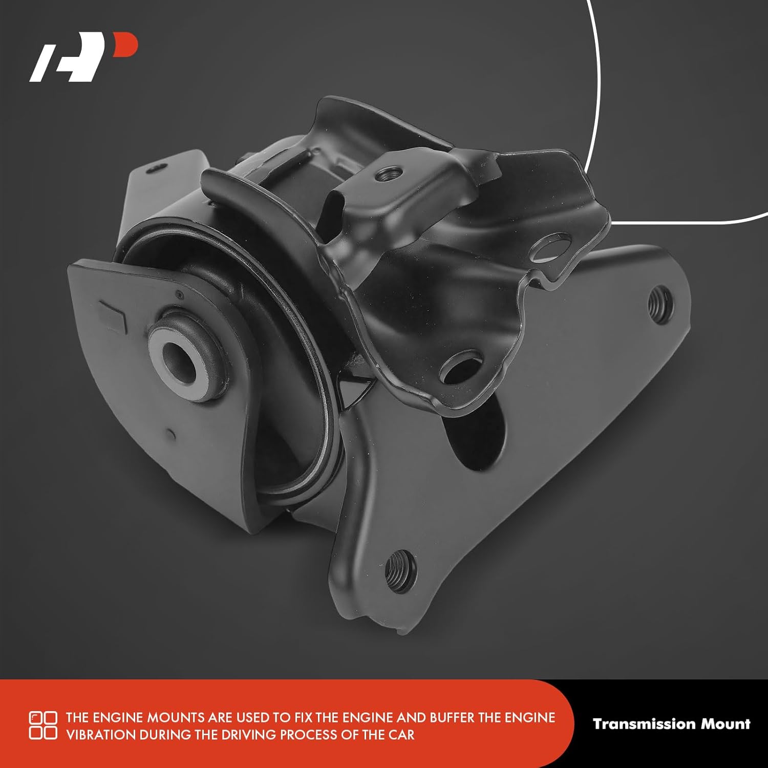 A-Premium Transmission Mount Compatible with Kia Spectra 2004-2009, Spectra5 2005-2009, 2.0L