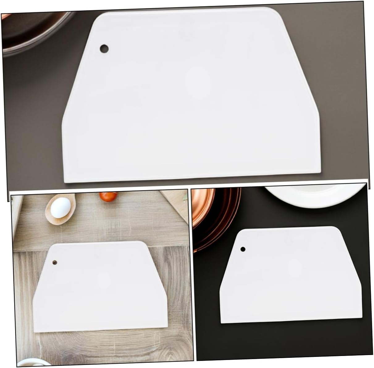 4 Pack Plastic Cake Smoother with Handle for Decorating