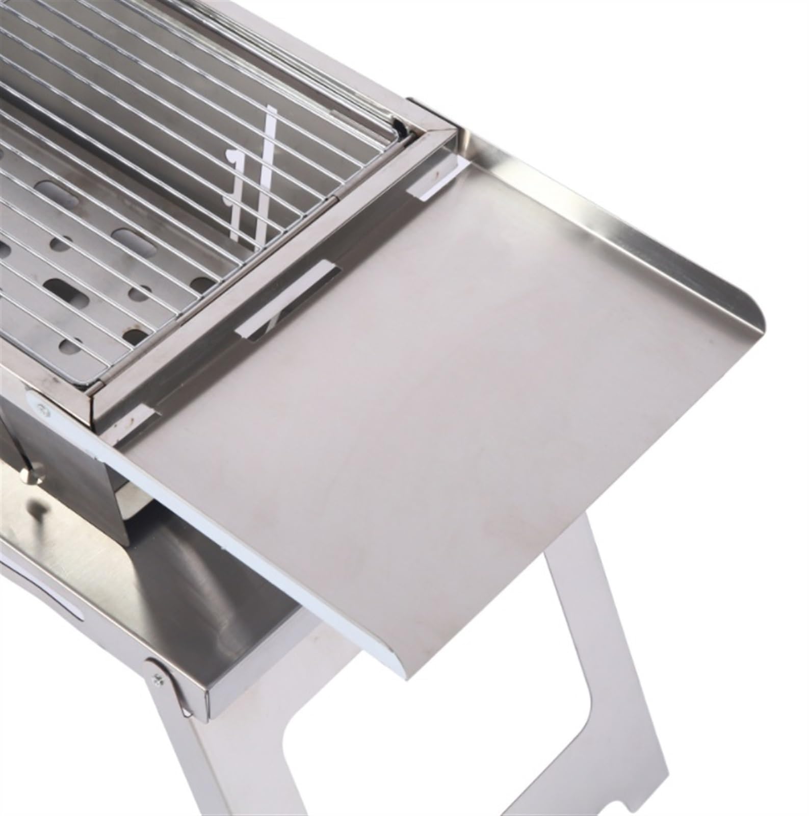Griglia Portatile A Carbone in Acciaio Inox - Barbecue Compatto per Cucinare All'Aperto, Campeggio, Picnic E Giardino - Leggera E Facile da Trasportare, Perfetta per Fest