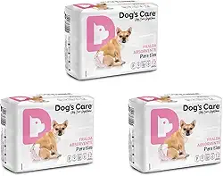 Kit Fralda Higiênica Descartável Para Cachorro Fêmea P 36 unidades