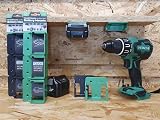 StealthMounts Supports de Batterie pour Metabo HPT 18v/36v/Hitachi/Hikoki | Fixations de Batterie sans Fil pour Outils M