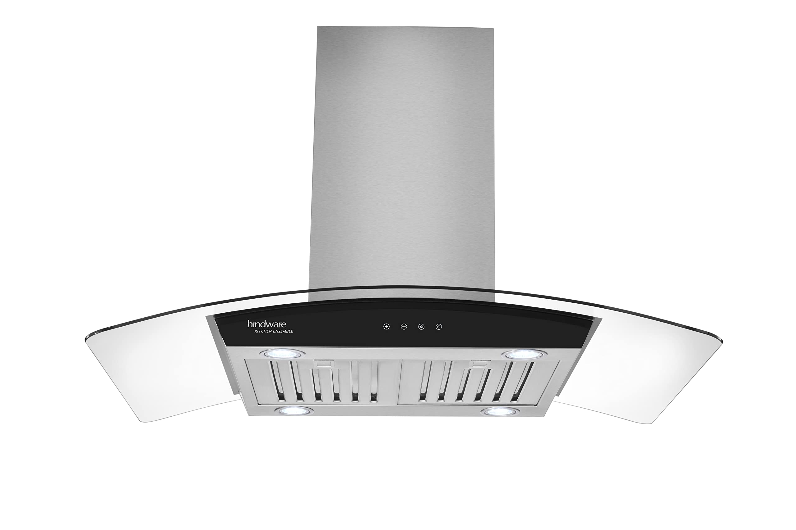 Hindware Smart Appliances | Celia Plus Dx 90 cm 1250 m³/hr Auto Clean Chimney with Push Button feature (Curved Chimney)-image-19