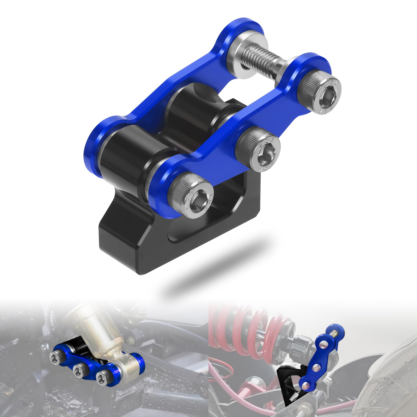 FOR HONDA GROM MSX125 SF 2013-2020 Yamaha LC150 Exciter150 INCH BILLET REAR SHOCK LOWERING SUSPENSION (BLUE)-image-34